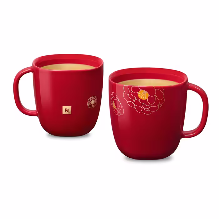 فنجان نسپرسو لیمیتد مدل لومه گرن لانگو قرمز «دو عددی» | Nespresso Lume Gran Lungo Limited Edition