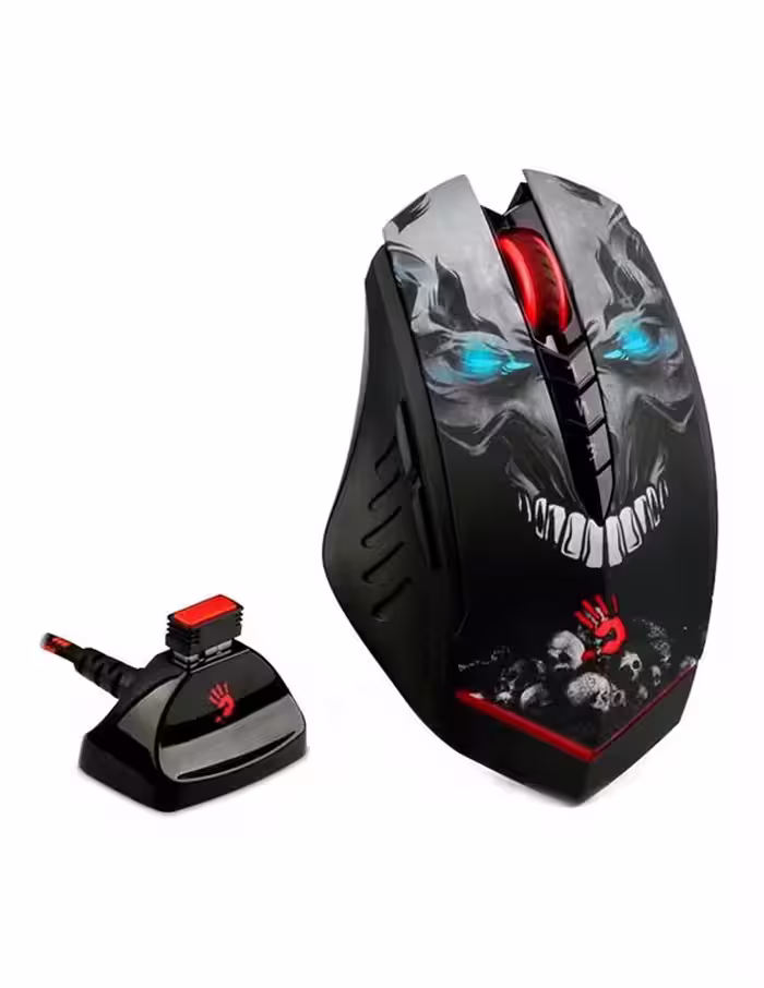 موس بی سیم گیمینگ ای فورتک R80 Skull Edition