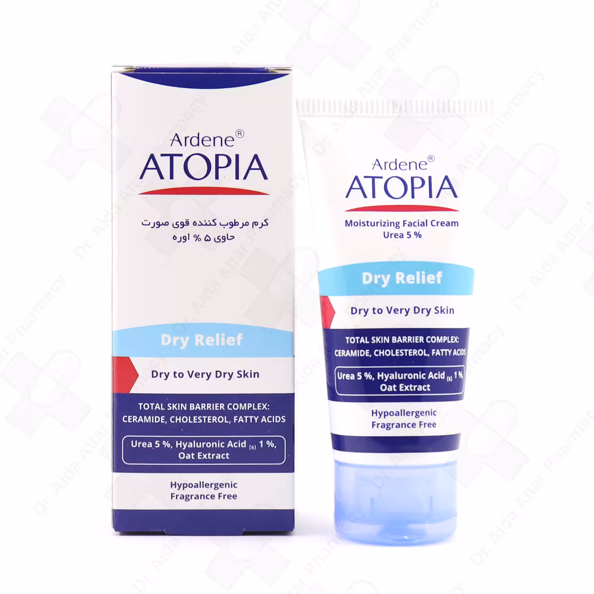 کرم مرطوب کننده قوی صورت آردن آتوپیا ( 5% اوره ) 50gr