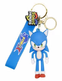 جاکلیدی سیلیکونی فانتزی طرح سونیک هیروز آبی روشن