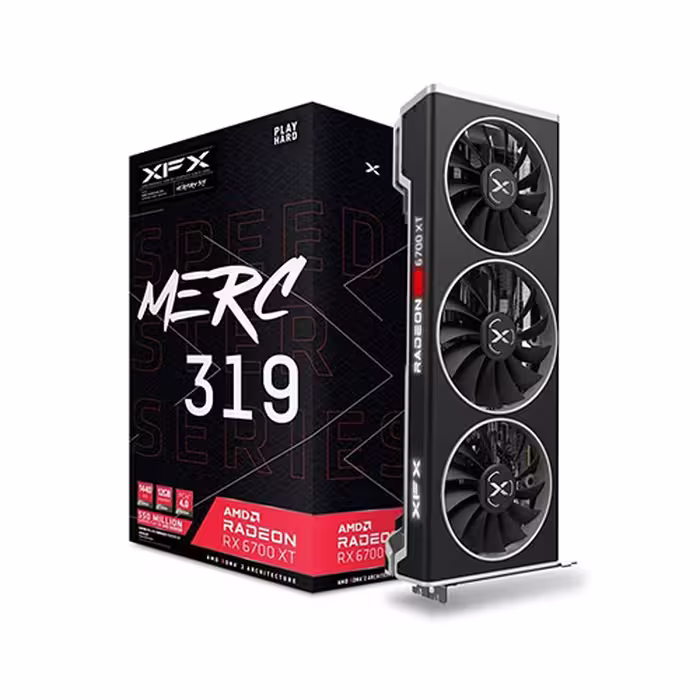 کارت گرافیک ایکس اف ایکسXFX AMD Radeon MERC 319 RX 6700 XT