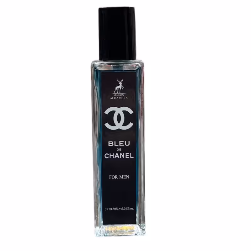 عطر جیبی مردانه الحمبرا مدل بلو دِ شنل حجم 35 میلی لیتر