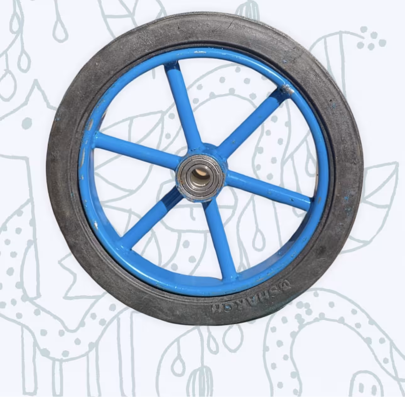 چرخ طحافی تک چرخ گاری چهار چرخ (قیمت عمده تماس بگیرید)