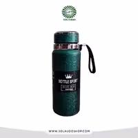 فلاسک800 میل طرح چرم براق sos304