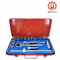 جعبه بکس 19 پارچه اینچی 3/8 درایو جنیوس مدل GS-319S1