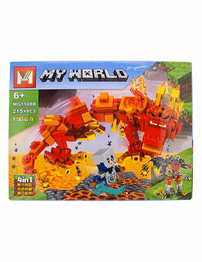 لگو 215 تکه ماینکرافت کد MG1108B