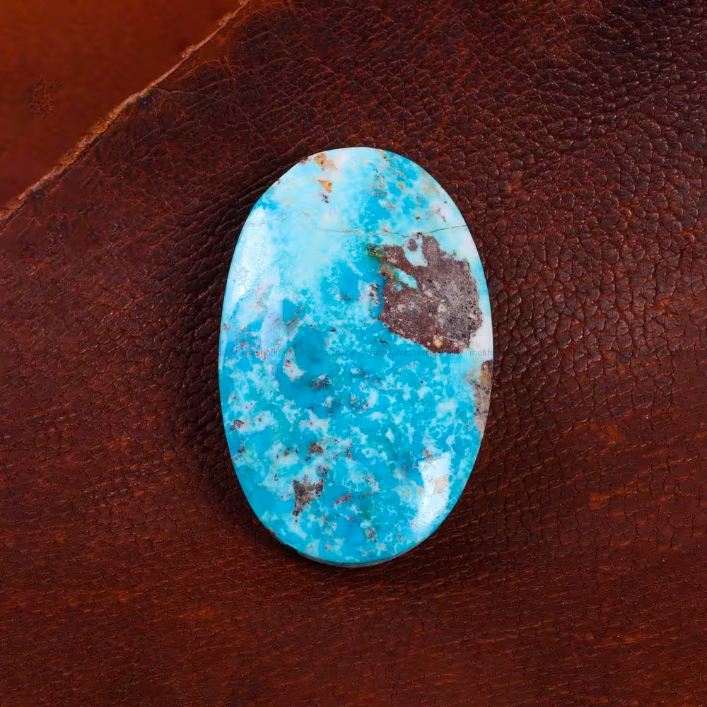 نگین فیروزه شجری کد 13912 - جواهری مشاهیر