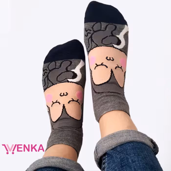 جوراب مچی طرح 034