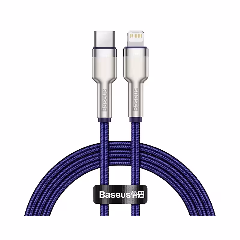 کابل تبدیل Type-C به Lightning باسئوس 1 متری 20 وات مدل CATLJK-A05
