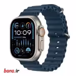 ساعت هوشمند اپل مدل Ultra 2 Titanium Case Ocean Band 49mm