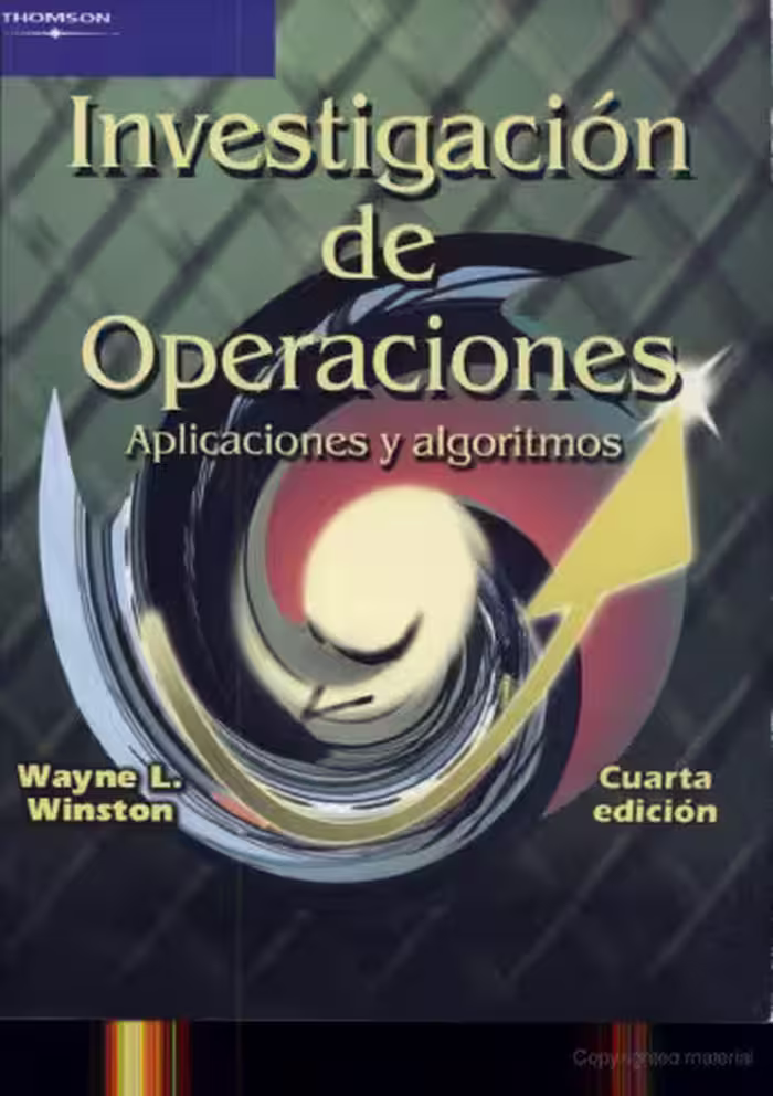 خرید و دانلود نسخه کامل کتاب Investigacion de operaciones: Aplicaciones y algoritmos