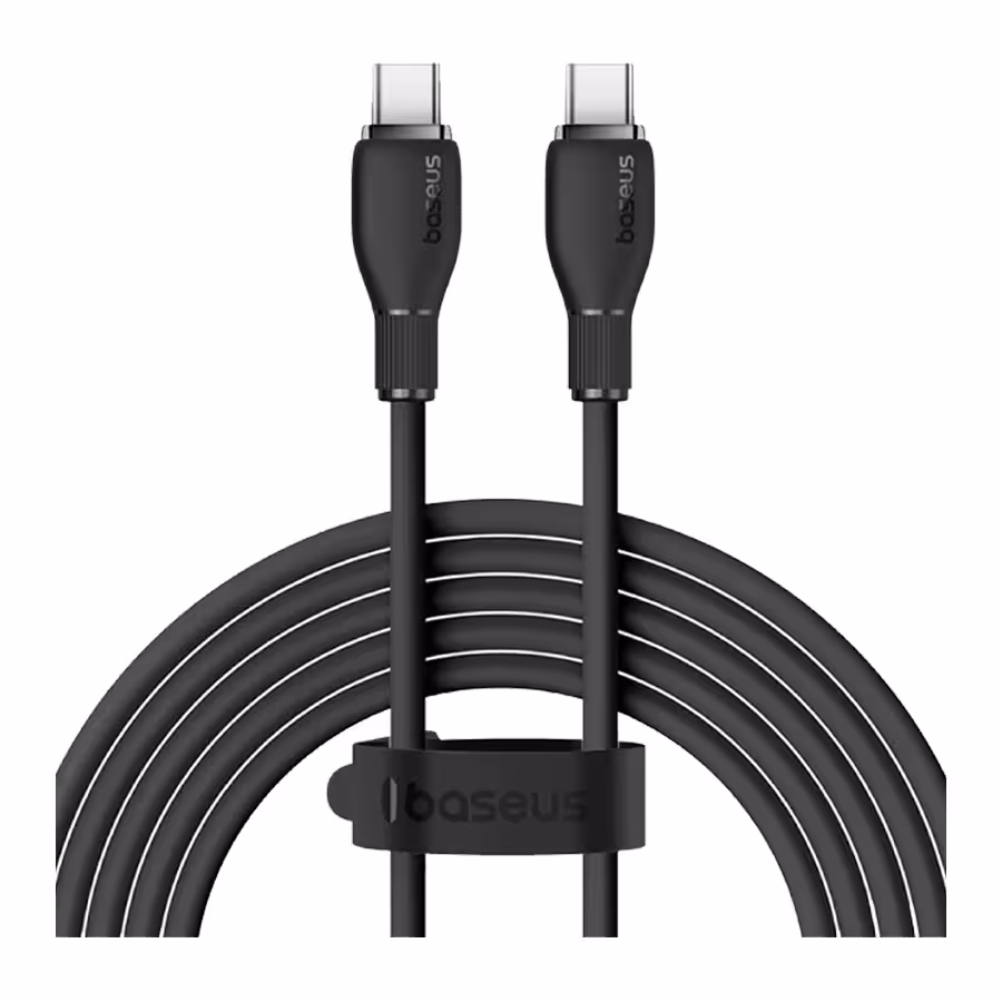 کابل شارژ Type-C به Type-C بیسوس مدل Pudding Series طول 2 متر