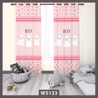 پرده چاپی کارتونی BOO کد W5133