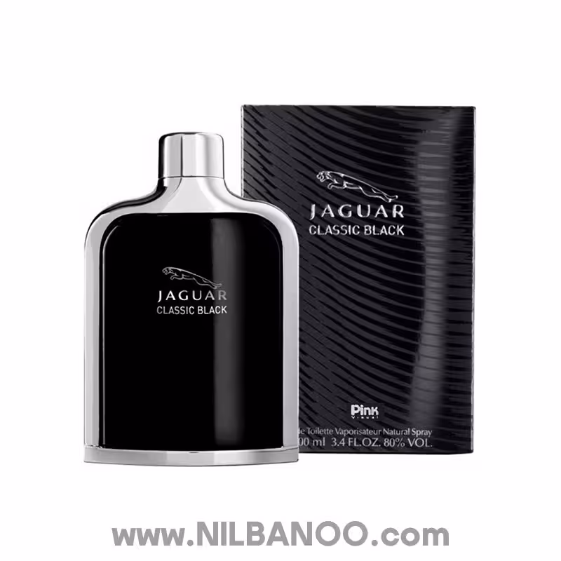 ادو پرفیوم مردانه پینک مدل جگوار کلاسیک بلک حجم 100میل