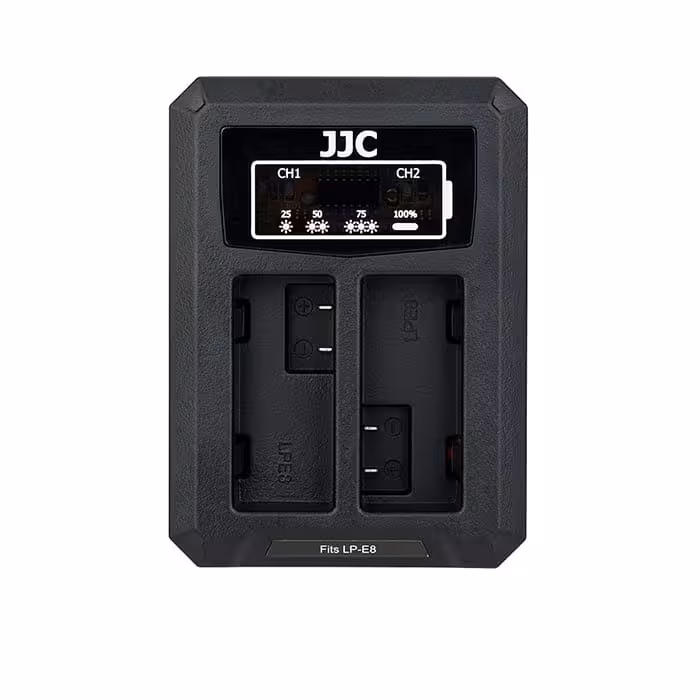 شارژر دوقلو USB باتری دوربین کنون جی جی سی مدل DCH-LPE8