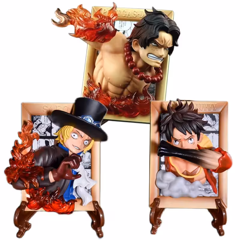 فيگور طرح وان پیس One Piece مجموعه 3 عددی مدل رومیزی