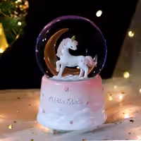 گوی موزیکال یونیکورن ، صورتی