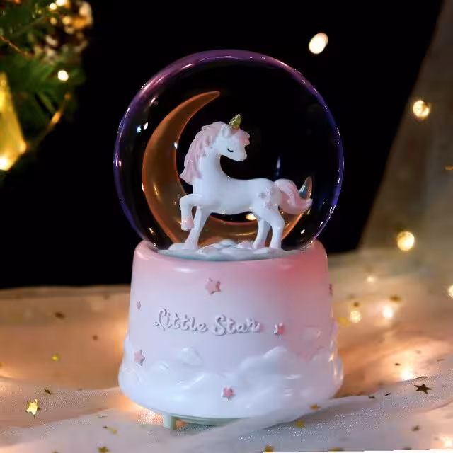 گوی موزیکال یونیکورن ، صورتی