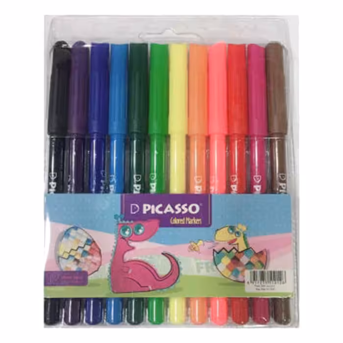 ماژیک نقاشی 12رنگ پیکاسو