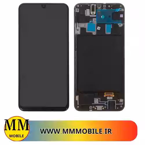 تاچ ال سی دی با فریم گوشی سامسونگ LCD SAMSUNG A20 A205-frame