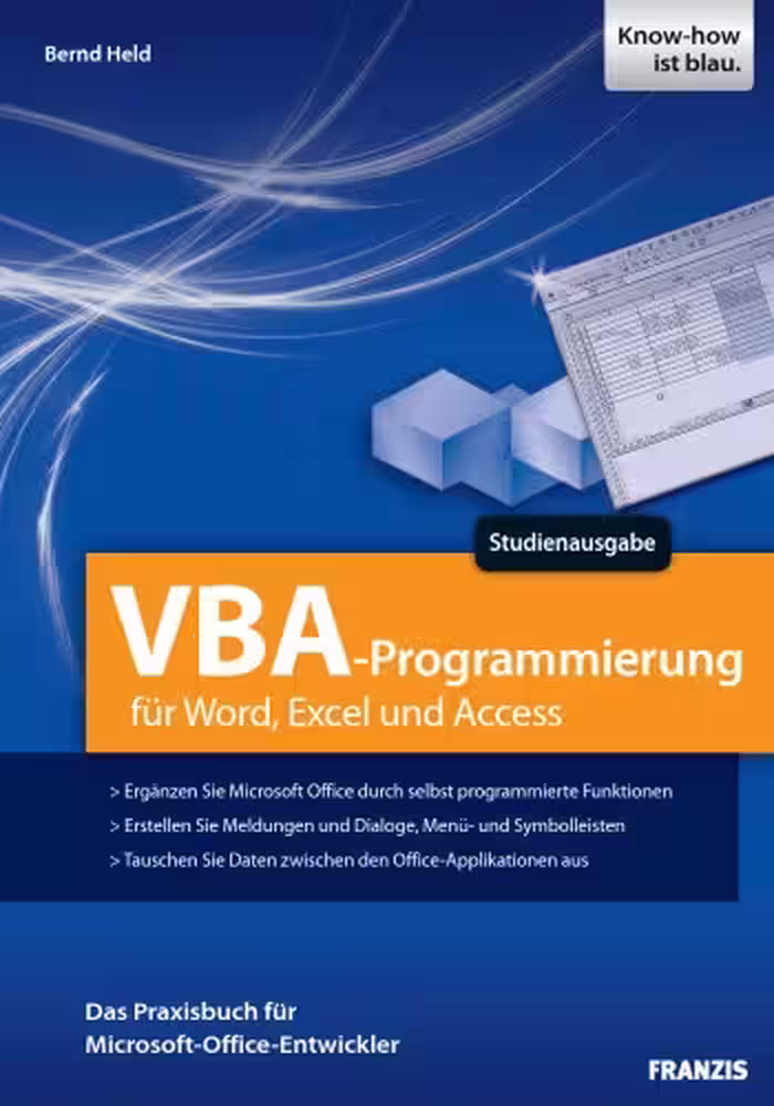 خرید و دانلود نسخه کامل کتاب VBA-Programmierung fur Word, Excel und Access