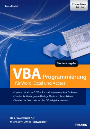 خرید و دانلود نسخه کامل کتاب VBA-Programmierung fur Word, Excel und Access