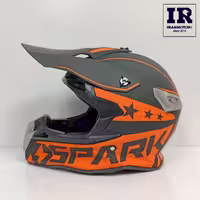 کلاه کاسکت کراسی اسپارک spark مشکی نارنجی
