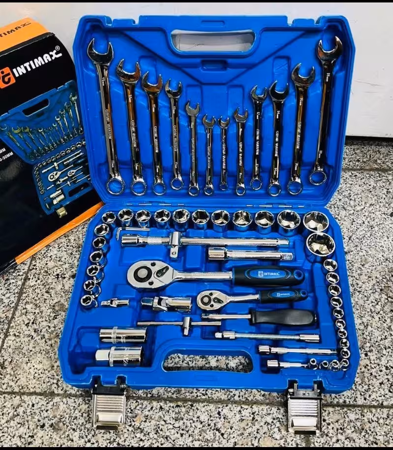 جعبه بکس و آچار 61 پارچه اینتیمکس INTIMAX مدل 61P