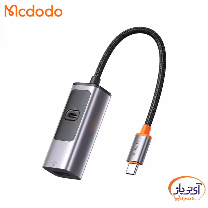 هاب تبدیل 100W مک دودو Type-C به HDMI Type-C مدل HU-1130