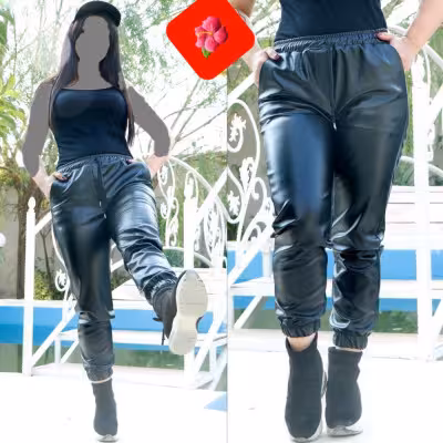 شلوار چرم زنانه سنبادی