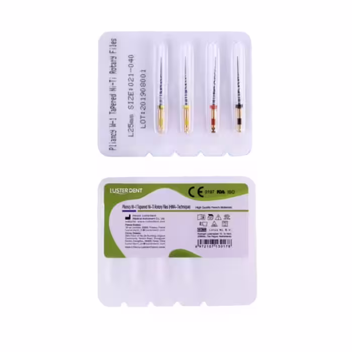 فایل روتاری رسیپروک لاستردنت Lusterdent – Pliancy Blue W1 Niti Rotary File