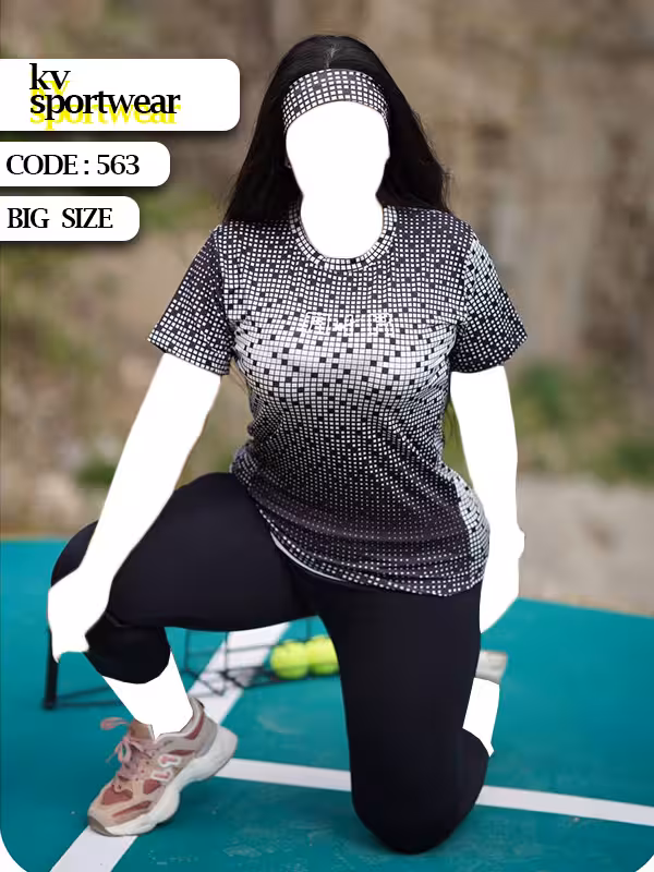 تیشرت سایز بزرگ ورزشی زنانه Nike Air کد 002