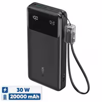 پاوربانک 30 وات انکر مدل A1384 ظرفیت 20000 میلی آمپر ساعت همراه با کابل USB-C