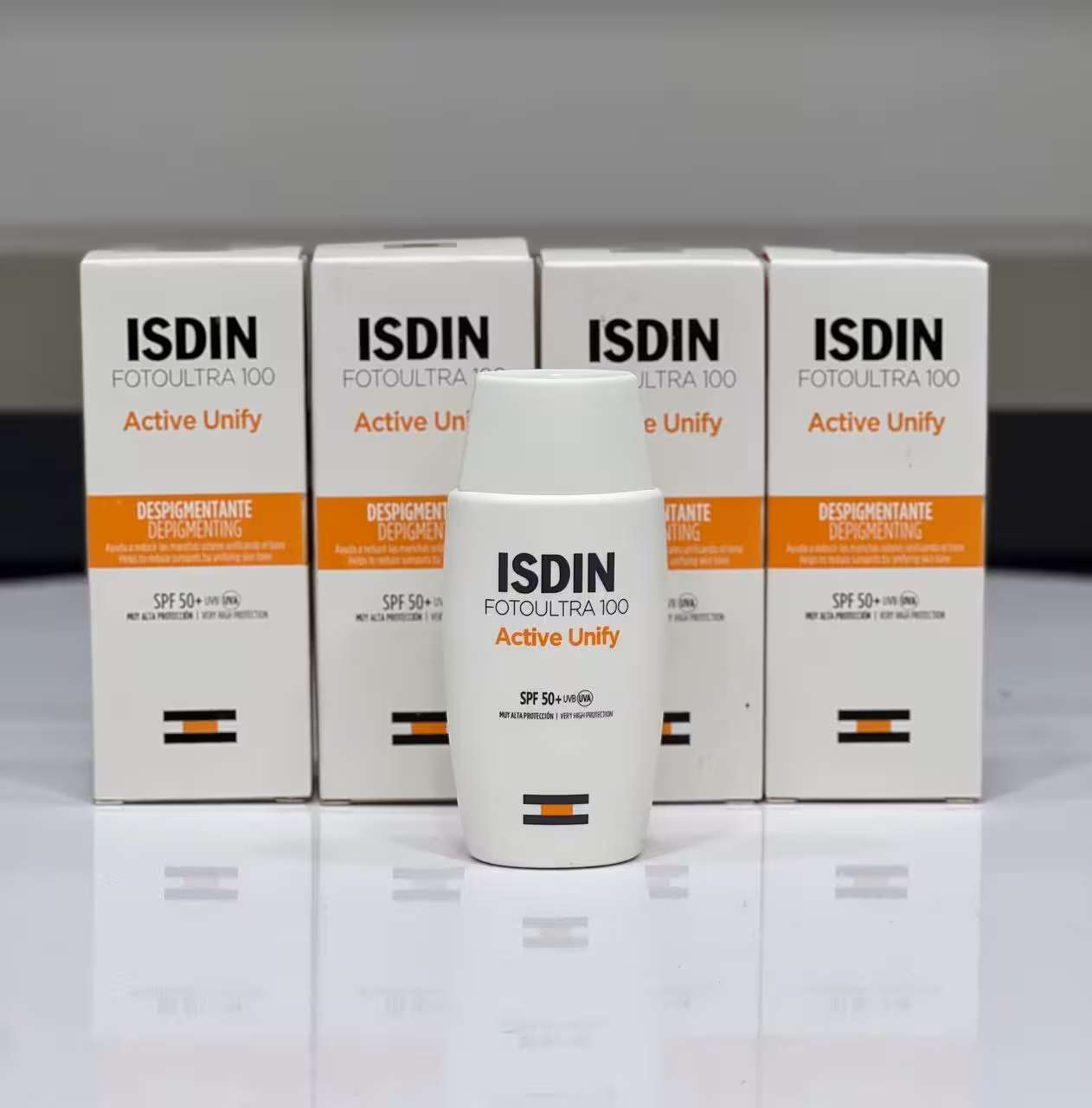 کرم ضد آفتاب و ضدلک فلوئید اکتیو یونیفای بی رنگ ایزدین spf 50