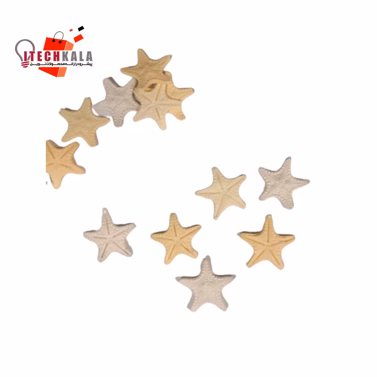 اشکال سه بعدی ستاره دریایی (4 عددی)
