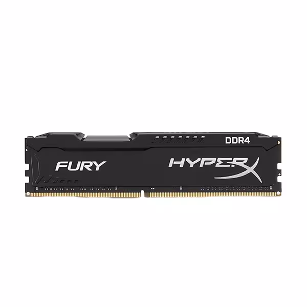 رم کامپیوتر کینگستون DDR4 تک کاناله 2400مگاهرتز CL15 مدل HyperX FURY ظرفیت 4 گیگابایت