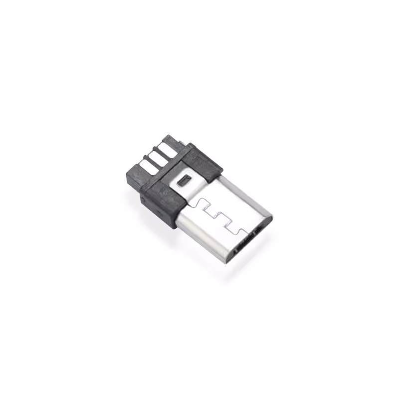 کانکتور Micro USB نری با کاور