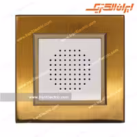 زنگ دینگ دانگ برلیان متال طلایی میان سفید ایران الکتریک