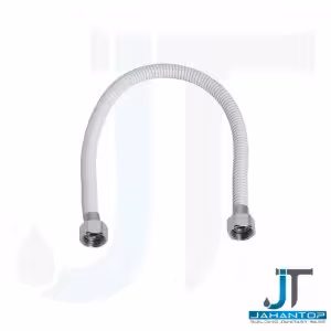 شلنگ رابط علم دوش حمام یونیورست سفید کروم