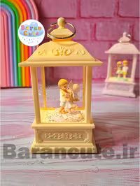 فانوس موزیکال چراغ دار طرح دختر و پسر لیمویی