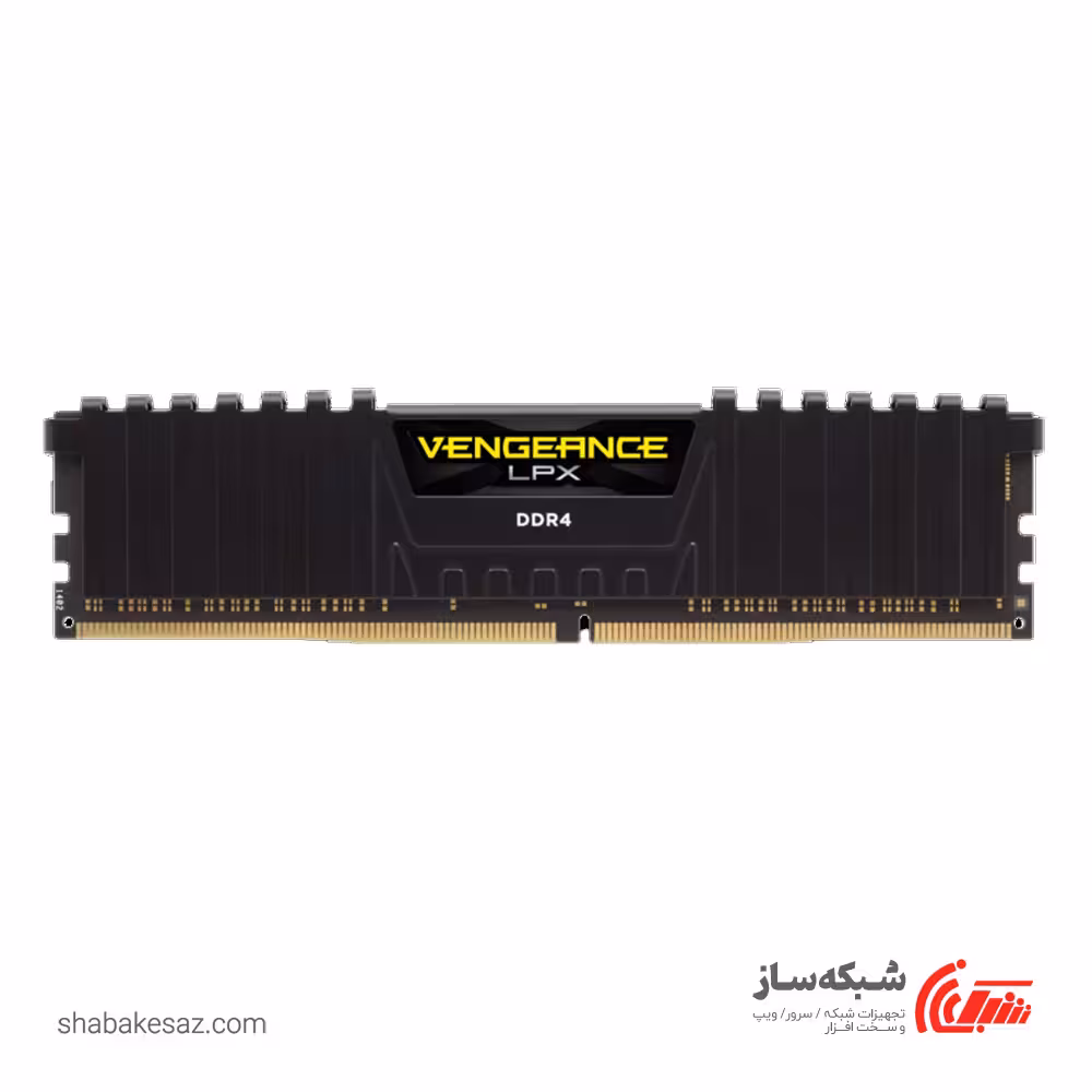 قیمت و خرید رم کامپیوتر کورسیر CORSAIR VENGEANCE LPX DDR4 3200 16GB - شبکه ساز