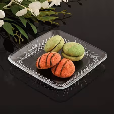 پیش دستی و دسرخوری جفتی بلور پاشاباغچه 54843