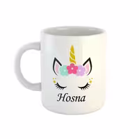 خرید ماگ-لیوان  اسم حسنا  unicorn کد 63