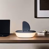 چراغ خواب فانتزی شارژی ZM-L-01 طرح قایق بادبانی