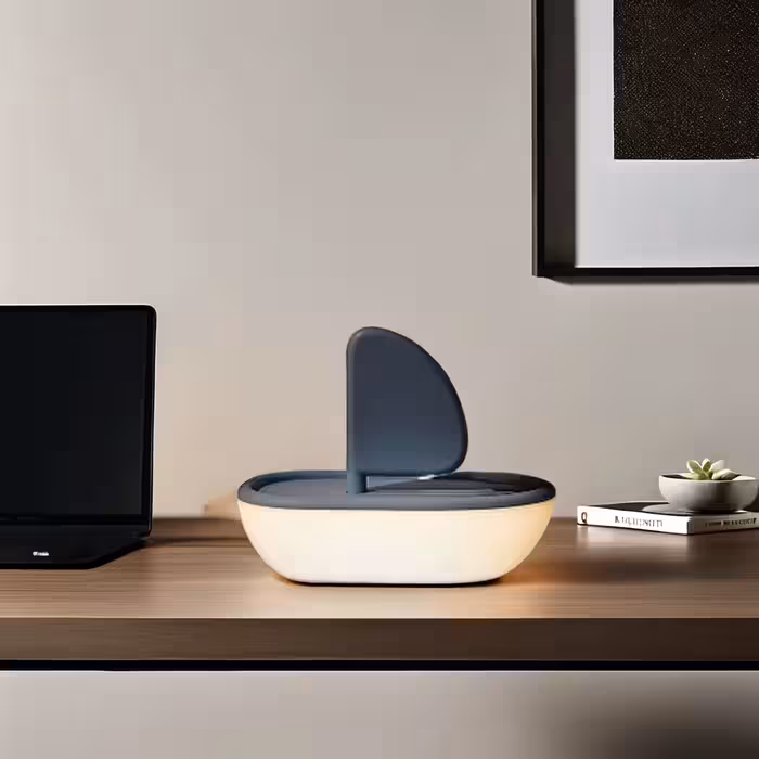 چراغ خواب فانتزی شارژی ZM-L-01 طرح قایق بادبانی