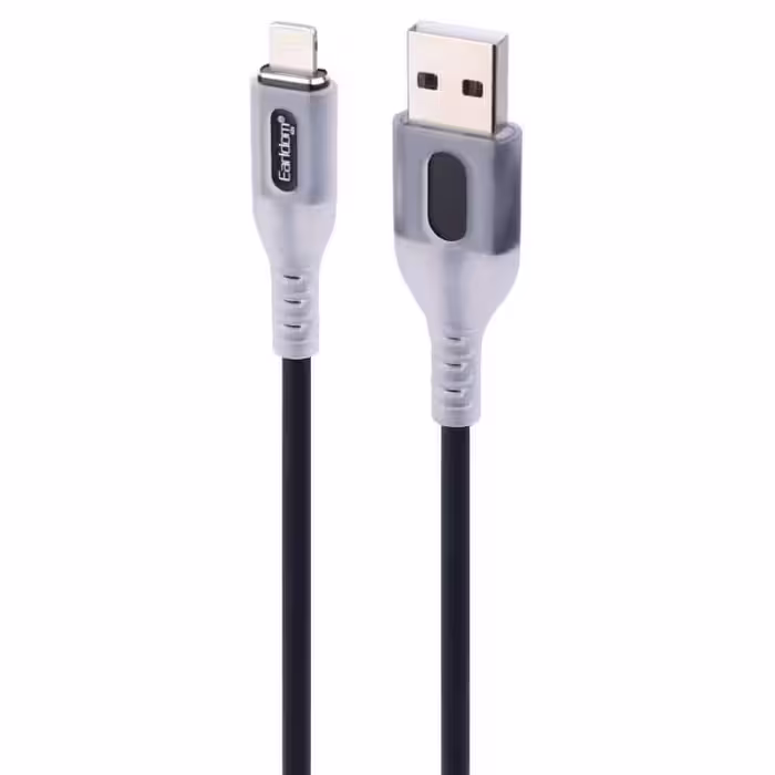 کابل آیفونی فست شارژ Earldom EC-192L 2.4A 1m