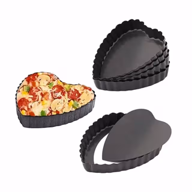 قالب تفلون تارت قلبی