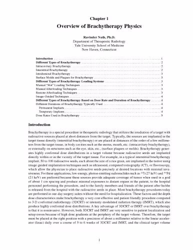 خرید و دانلود نسخه کامل کتاب Brachytherapy Physics, Second Edition (Medical Physics Monograph)