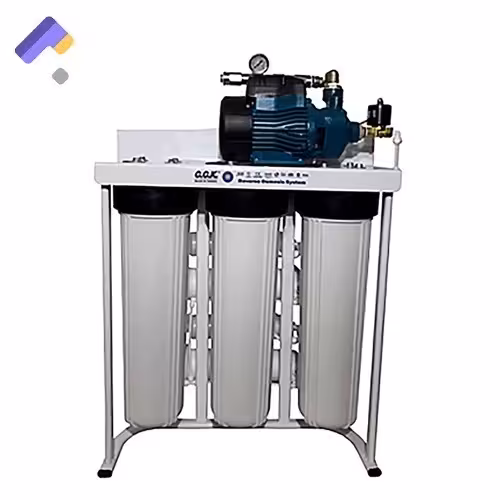 دستگاه تصفیه آب نیمه صنعتی 500 گالن مدل RO500G P220j