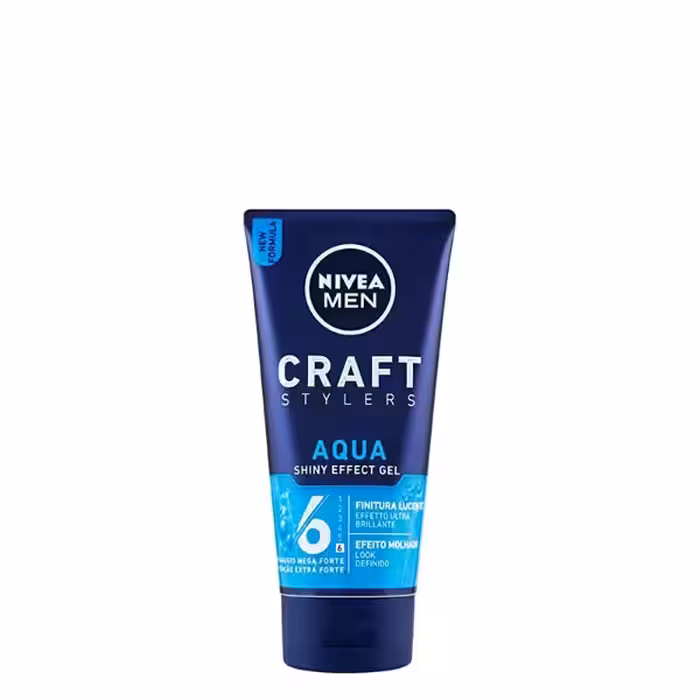 ژل حالت دهنده مو کد6 Aqua حجم 150 میل نیوآ - NIVEA